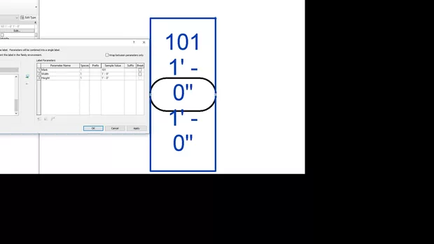 Екранна снимка към: Защо при редактиране на етикет размерите са в различни от тези зададени за проекта?