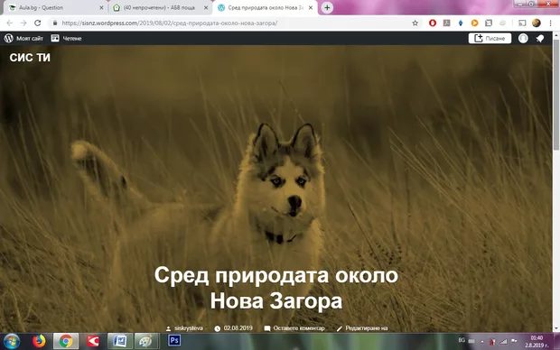 Екранна снимка от форума