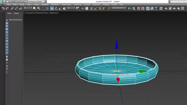 Екранна снимка към: Защо при заобляне с TurboSmooth се запълва целия обем на обекта?