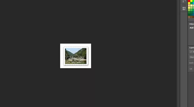 Екранна снимка към: Как се прави пощенска марка в Adobe Illustrator