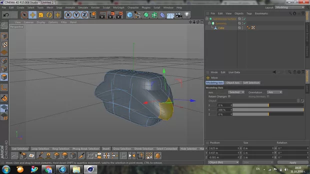 Екранна снимка към: Как да работя върху геометрията на някоя фигура без да ми се запазва първоначалната и форма?
