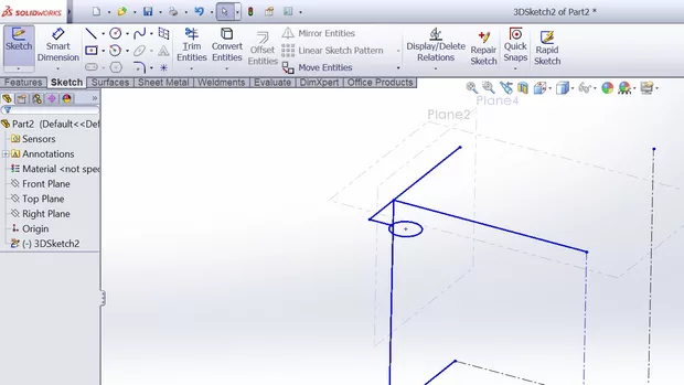 Екранна снимка към: Защо не ми е активно огледалното моделиране