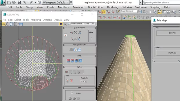 Екранна снимка към: Защо менюто Pelt Map е отрязано и не мога да го разширя ?