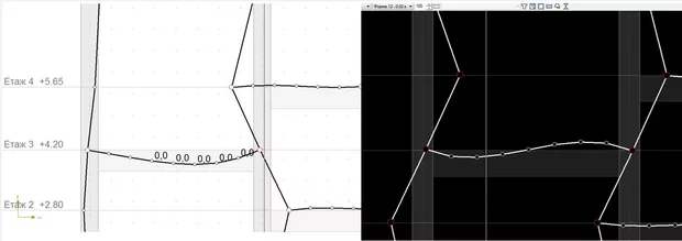 Екранна снимка към: Кое е по-правилното решение при моделирането на стоманобетонни сгради с полуетажи в PSCAD?