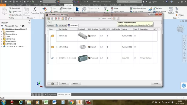 Екранна снимка към: Защо не е активен бутона за изчисляване на теглата и може ли да се активира?