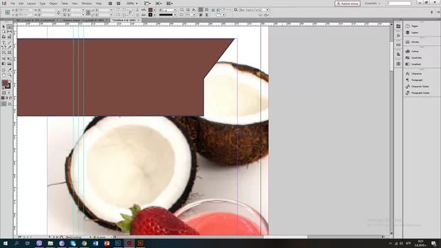 Екранна снимка към: Как да направя точка точно в средата на банера?