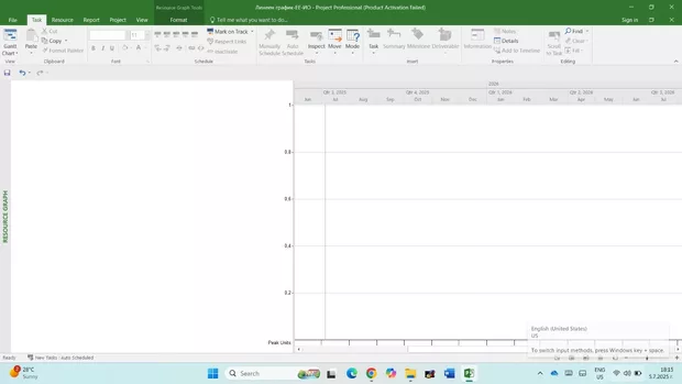 Екранна снимка към: защо не ми се визуализира диаграмата на работната ръка 