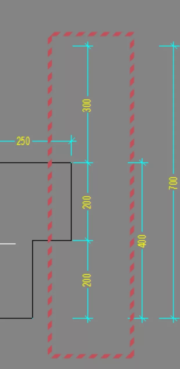Екранна снимка към: Подравняване на размерни линии в AutoCAD.