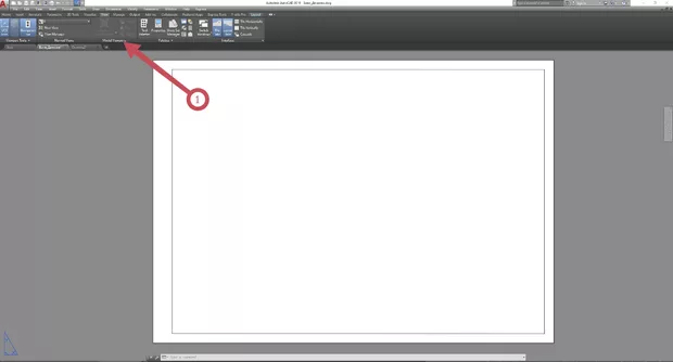 Екранна снимка към: Защо нямам активен таб Model Viewports и в случая не мога да направя нищо?