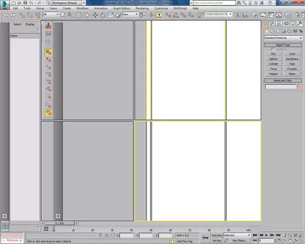 Екранна снимка към: Как да стартирам програмата  3dsMax 2015?