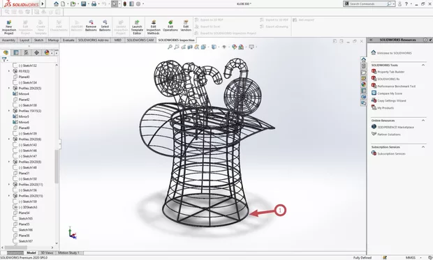 Екранна снимка към: Защо Weldments не ми изчислява правилно дължините на профилите в Cut list в SolidWorks?