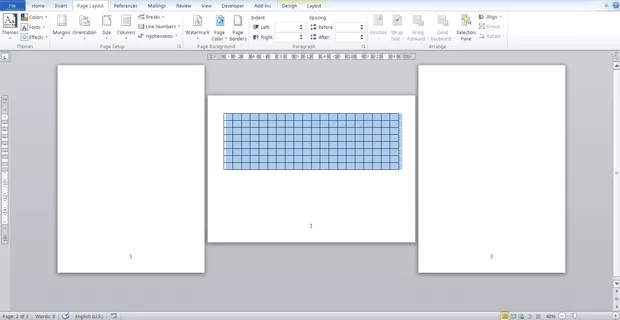 Екранна снимка към: Как в един Word документ да имаме страници с различна
ориентация 