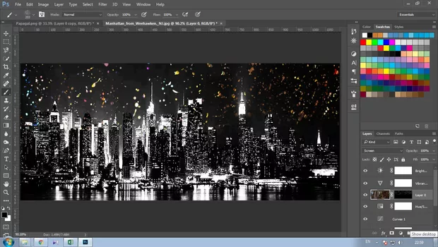 Екранна снимка към: Как според мен във PS (и не само) градът губи своя цвят:)
