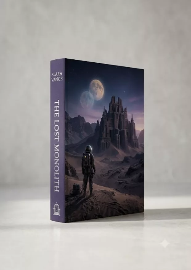 Екранна снимка към: Корица за книга с промта от урока.