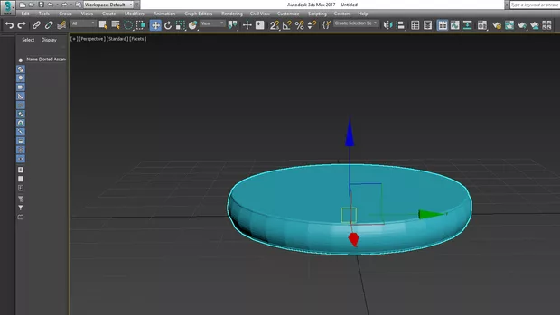 Екранна снимка към: Защо при заобляне с TurboSmooth се запълва целия обем на обекта?