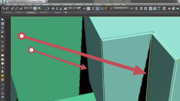 Екранна снимка към: Как мога да премахна по време на моделирането тези черни сенки?