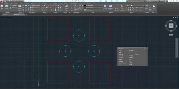 Екранна снимка към: AutoCAD урок за разликата между избор от ляво надясно и от дясно наляво