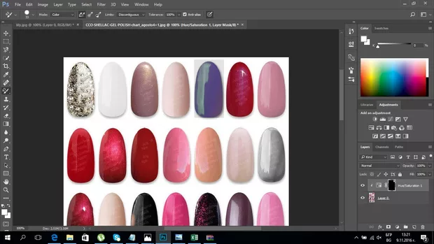 Екранна снимка към: Как да променя цвета, но да запазя "лъскавия" ефект?