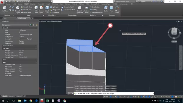 Екранна снимка към: Защо autocad не иска да ми обедини лицата ?