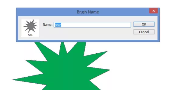 Екранна снимка към: Създаване на четка