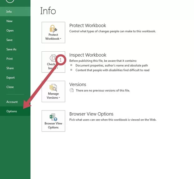 Екранна снимка към: Как да сменим символа за десетична запетая в Excel