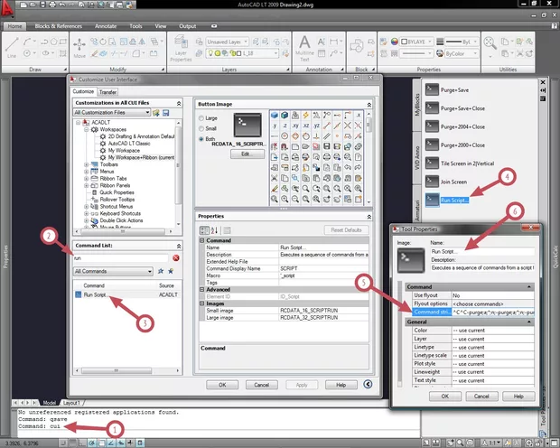 Екранна снимка към: Бърз бутон за почистване и запазване на чертеж