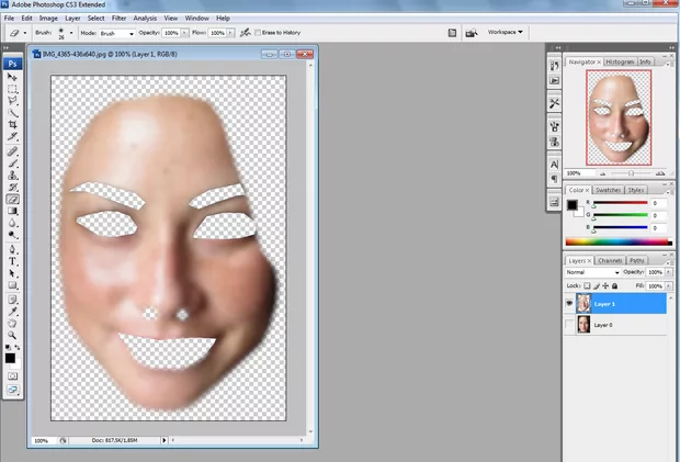 Екранна снимка към: Перфектно лице с Photoshop