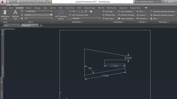Екранна снимка към: Как да си наглася размерите на чертежа?<br>