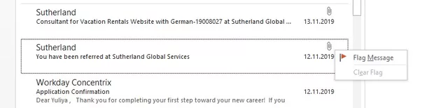 Екранна снимка към: Защо имам само един флаг