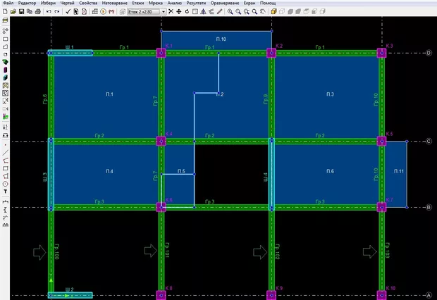 Екранна снимка към: Кое е по-правилното решение при моделирането на стоманобетонни сгради с полуетажи в PSCAD?