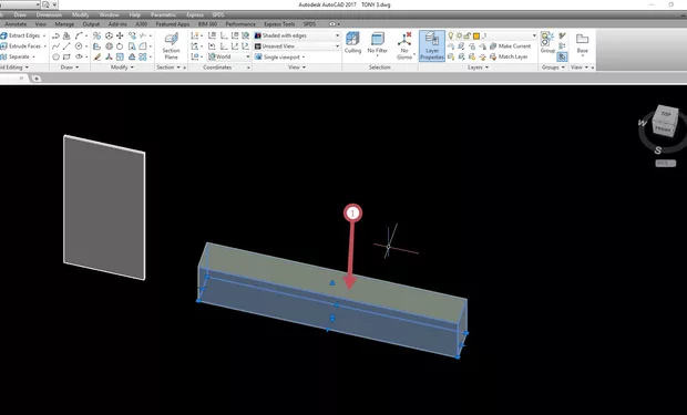 Екранна снимка към: Защо ако един паралелепипед е създаден &nbsp;не чрез командата box а например чрез presspull нама маркери чрез които да го модифицираме и може ли да се промени това?
