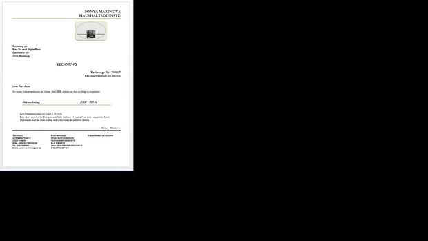 Екранна снимка към: Как да изпратя тази фактура така, че да може да бъде редактирана?