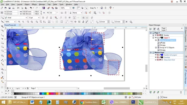 Екранна снимка към: Защо при мен не се получава плавно преливане &nbsp;на цветовете
