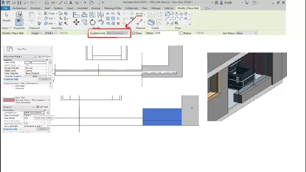 Екранна снимка към: Как да подравня стената?
