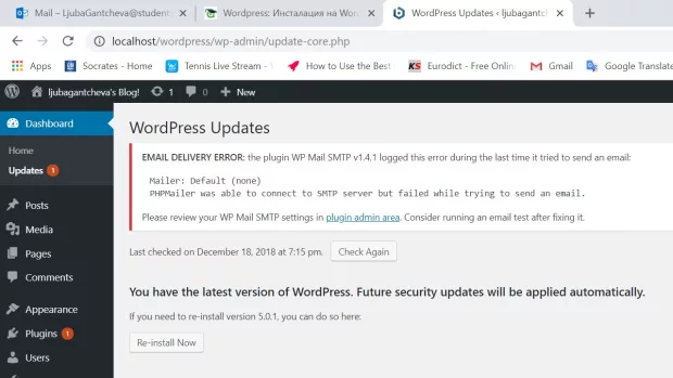 Екранна снимка към: Какво означава email delivery error?