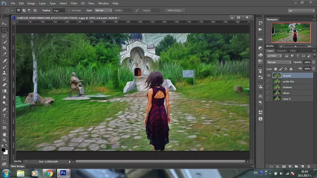 Екранна снимка към: Ето как се получи моята картина  :)