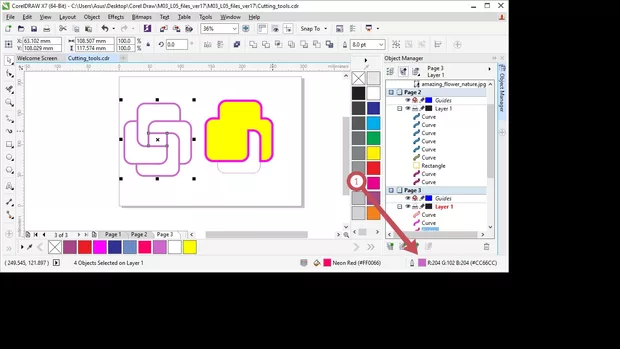 Екранна снимка към: Защо не ми се оцветяват отделните елементи отделно?