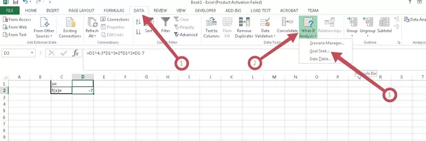 Екранна снимка към: Използване на функцията "Goal Seek"в Excel&nbsp;