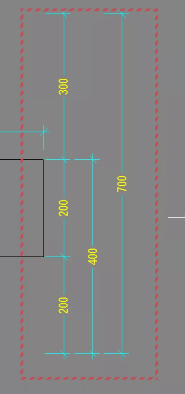 Екранна снимка към: Подравняване на размерни линии в AutoCAD.