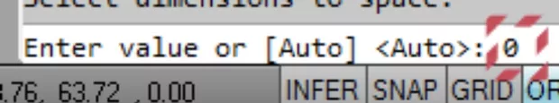 Екранна снимка към: Подравняване на размерни линии в AutoCAD.