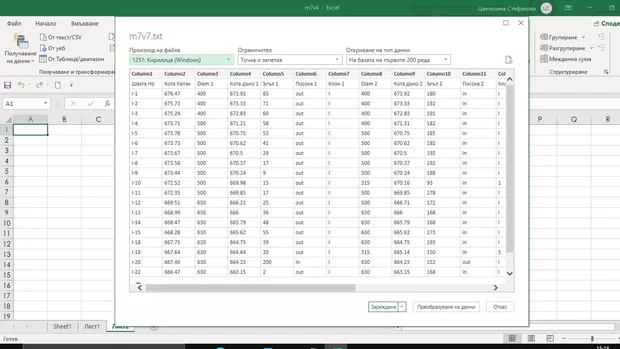 Екранна снимка към: Защо файлът излиза по този начин?