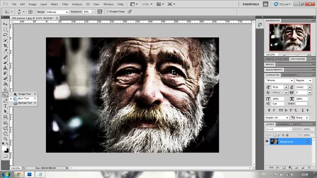 Екранна снимка към: Dragan ефект в Photoshop