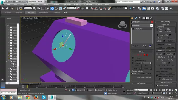 Екранна снимка към: Как да копирам и завъртам стреките, когато те и циферблата са в наклонена равнина?