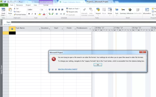 Екранна снимка към: Защо не ми се прехвърля в МProject?