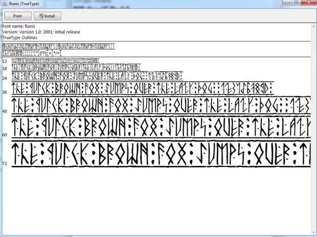 Екранна снимка към: Инсталиране на шрифтове