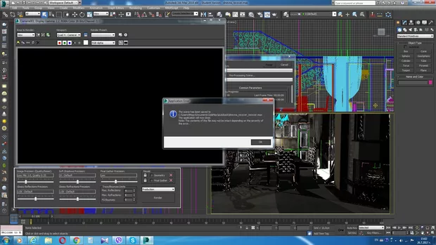 Екранна снимка към: Защо не мога да рендерирам?
