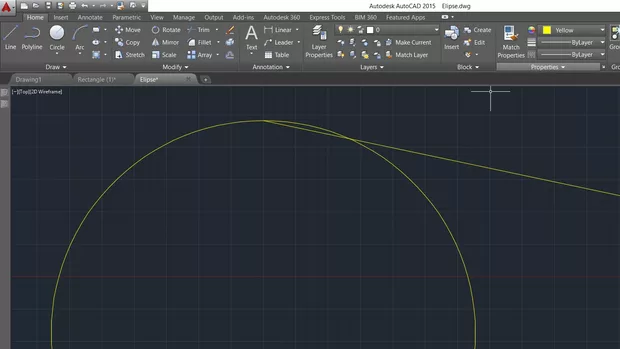 Екранна снимка към: Как да не ми се пресичат линията и кръгът?