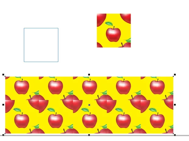 Екранна снимка към: Защо на мен м и се получава това ? Немога да разбера как копирате ябълката така,че да се получи еднакво запълване ! И изобщо не разбирама как я копирате ?
