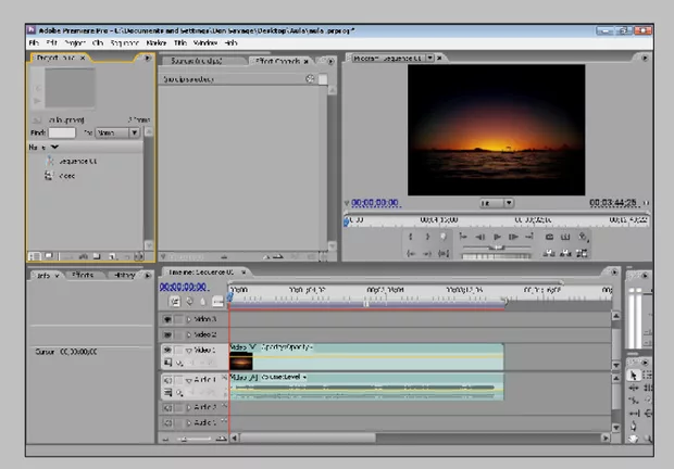 Екранна снимка към: Как да разделим видео клип на части с Adobe Premiere?