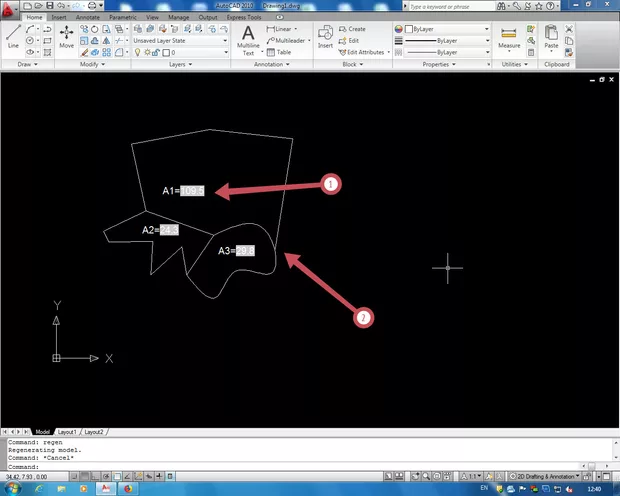 Екранна снимка към: Защо площта не се смята правилно?